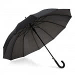 Paraguas de merchandising de 12 varillas color negro