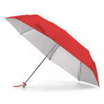 paraguas plegables merchandising rojo