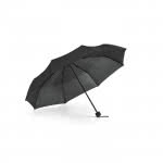 Paraguas publicitario con mango a juego color negro