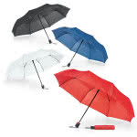 Paraguas para empresas plegable color azul real vista productos