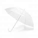 Paraguas transparente personalizado color blanco