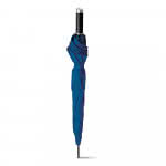 Paraguas con logo en poliéster color azul con impresión