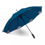 Paraguas con logo en poliéster color azul