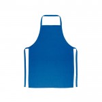 Delantal de sarga de algodón ideal para cocinar 180 g/m2 color azul real primera vista