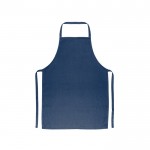 Delantal de sarga de algodón ideal para cocinar 180 g/m2 color azul marino primera vista