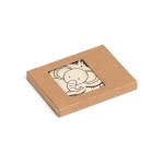 Set infantil para colorear animales en caja