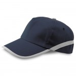 Gorra con elementos reflectantes color azul