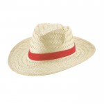 Sombreros personalizados de paja color rojo