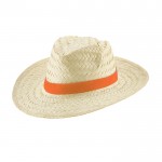 Sombreros personalizados de paja color naranja