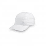 Gorra deportiva de microfibra color blanco