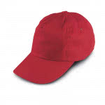 Gorras personalizadas para niños color rojo