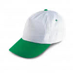 Gorra bicolor para promocionar tu marca color verde