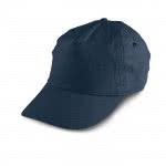 Gorra clásica de poliéster color azul