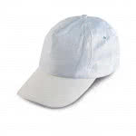 Gorra clásica de poliéster color blanco