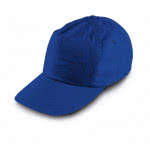 Gorra clásica de poliéster color azul real