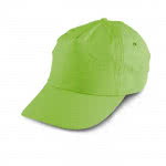 Gorra clásica de poliéster para publicidad color verde claro