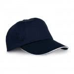 Gorra con detalle de color en la visera color azul