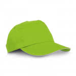 Gorra con detalle de color en la visera color verde claro