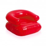 Sillón inflable personalizado color rojo
