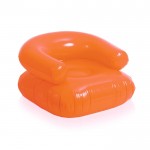 Sillón inflable personalizado color naranja