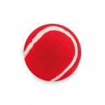 Pelota para mascotas personalizada color rojo vista principal