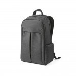 Mochila de nylon reciclado con cremalleras impermeables 22L color gris oscuro