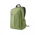 Mochila de nylon reciclado con cremalleras impermeables 22L color verde militar