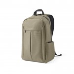 Mochila de nylon reciclado con cremalleras impermeables 22L color camel