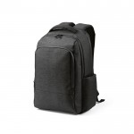 Mochila impermeable bitono de nylon reciclado para portátil 15,6” color negro