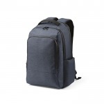 Mochila impermeable bitono de nylon reciclado para portátil 15,6” color azul