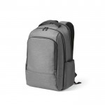 Mochila impermeable bitono de nylon reciclado para portátil 15,6” color gris claro