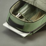 Mochila impermeable bitono de nylon reciclado para portátil 15,6” vista cuarta