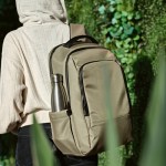 Mochila impermeable bitono de nylon reciclado para portátil 15,6” vista septima