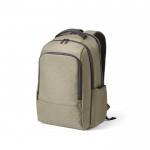 Mochila impermeable bitono de nylon reciclado para portátil 15,6” color camel