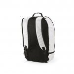 Mochila de RPET con tiras reflectantes y bolsillo para zapatos 25L color blanco segunda vista