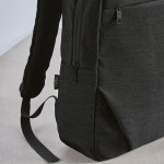 Mochila de 300D RPET con compartimento frontal con cremallera 18L vista quinta