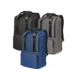 Mochila de poliéster reciclado con compartimento para portátil 18L vista quinta