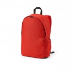 Mochila de RPET para portátil con acabado ripstop 15,6” color rojo