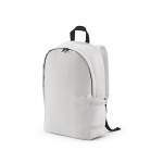 Mochila de RPET para portátil con acabado ripstop 15,6” color blanco