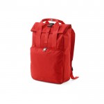 Mochila urban de RPET con cierre enrollable de hebilla 20L color rojo