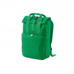 Mochila urban de RPET con cierre enrollable de hebilla 20L color verde