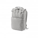 Mochila urban de RPET con cierre enrollable de hebilla 20L color gris claro