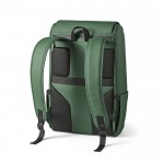 Mochila de cuero sintético con espacio acolchado para portátil 20L vista once
