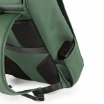 Mochila de cuero sintético con espacio acolchado para portátil 20L vista catorce