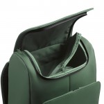 Mochila de cuero sintético con espacio acolchado para portátil 20L vista quince