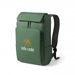 Mochila de cuero sintético con espacio acolchado para portátil 20L vista dieciste
