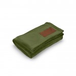 Manta extra suave de RPET con parche imprimible 240 g/m2 color verde militar