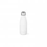 Botella de acero inoxidable reciclado con acabado mate 400ml color blanco