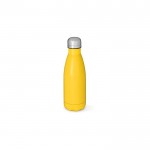 Botella de acero inoxidable reciclado con acabado mate 400ml color amarillo oscuro