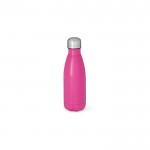 Botella de acero inoxidable reciclado con acabado mate 400ml color fucsia